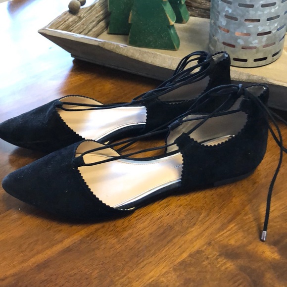 JESSICA SIMPSON laceup flats - Picture 2 of 4